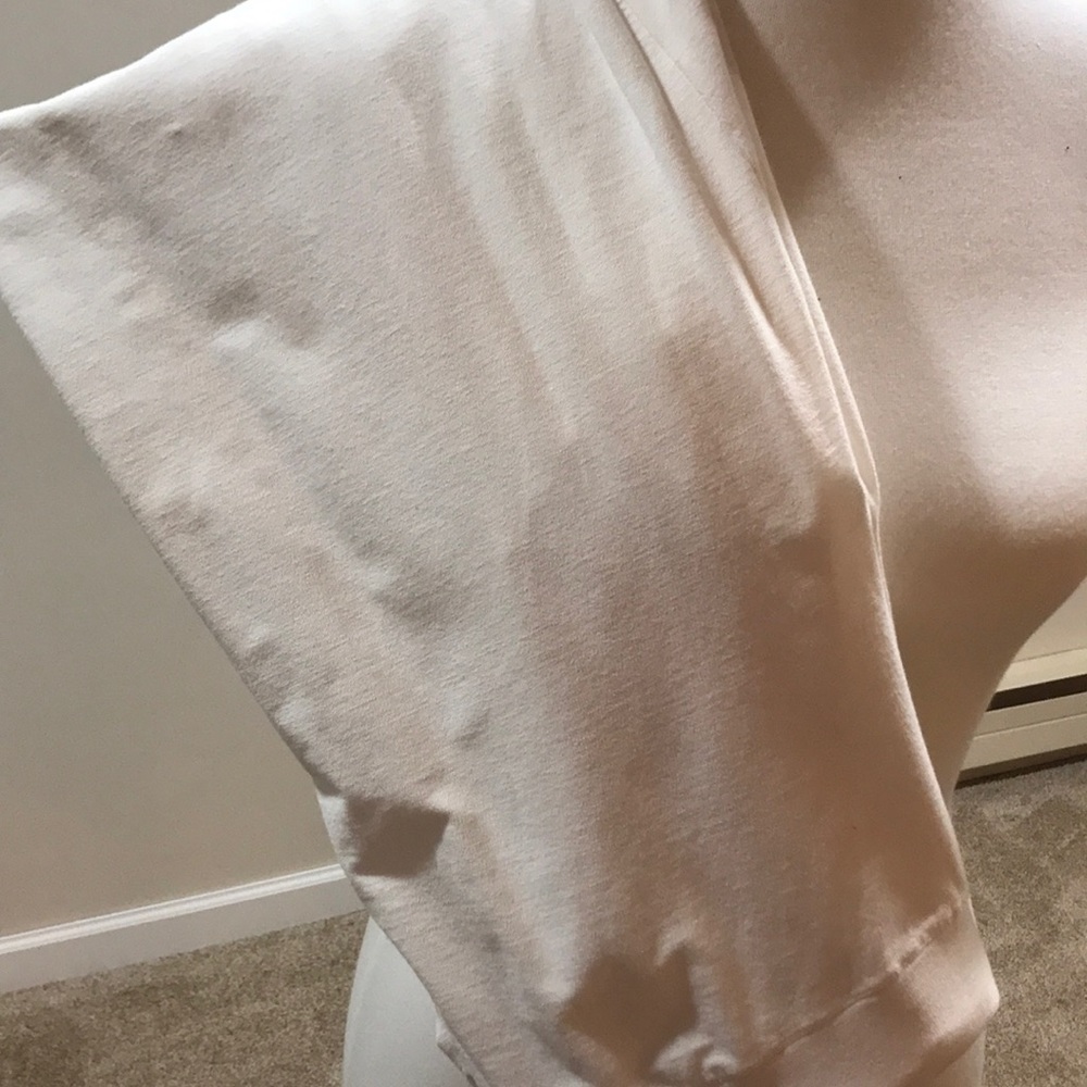 Winter white Eileen Fisher slacks.